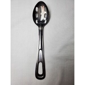 Vintage EKCO Stainless Steel Slotted Serving Spoon Made in Japan Kitchen Utensil